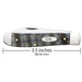 Case Mini Trapper - Smooth Blue Curly Oak Wood Knives W.R. Case