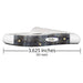Case Medium Stockman - Smooth Blue Curly Oak Wood Knives W.R. Case