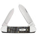 Case Canoe - Smooth Blue Curly Oak Wood Knives W.R. Case