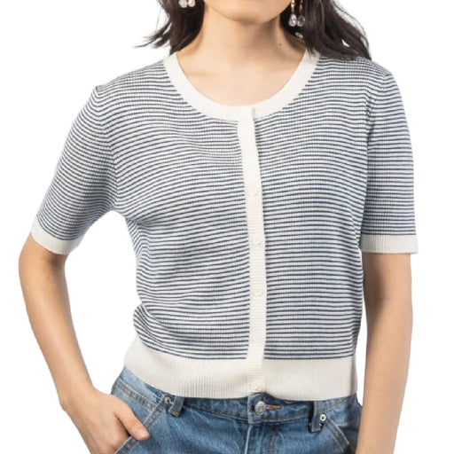 Sadie & Sage Mavi Stripe Cardigan WOMEN - Clothing - Sweaters & Cardigans Sadie & Sage