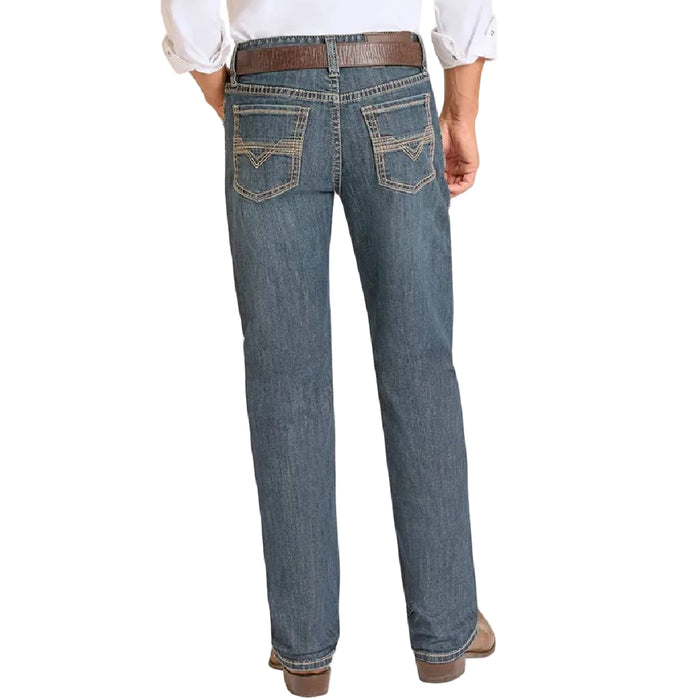 Rock & Roll Denim Men's Two Tone Stitch Alpha Tapered Bootcut Jean MEN - Clothing - Jeans Panhandle