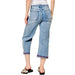 Horse Embroidered Cropped Denim Jean WOMEN - Clothing - Jeans Blue B