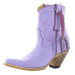 Yippie Ki Yay Lilac Horseshoe Charm Booties WOMEN - Footwear - Boots - Booties Old Gringo
