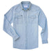 Poncho The Marfa Western Denim Shirt - Slim Fit MEN - Clothing - Shirts - Long Sleeve Poncho Outdoors
