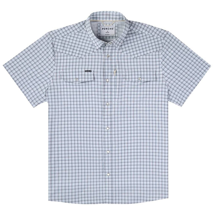 Poncho The Mako Western Shirt - Slim Fit MEN - Clothing - Shirts - Short Sleeve Poncho Outdoors