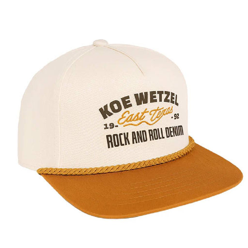 Rock & Roll Denim Koe Wetzel Rope Cap- Mustard/Natural HATS - BASEBALL CAPS Panhandle