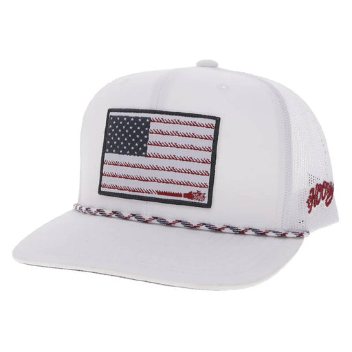 Hooey Liberty Roper White Cap HATS - BASEBALL CAPS Hooey