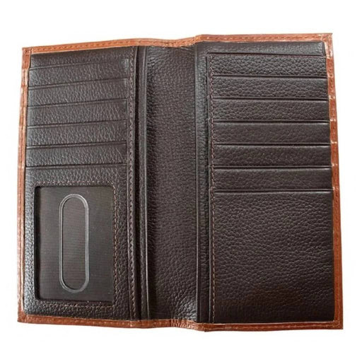 Nocona Longhorn Flowers Brown Rodeo Wallet MEN - Accessories - Wallets & Money Clips M&F Western Products
