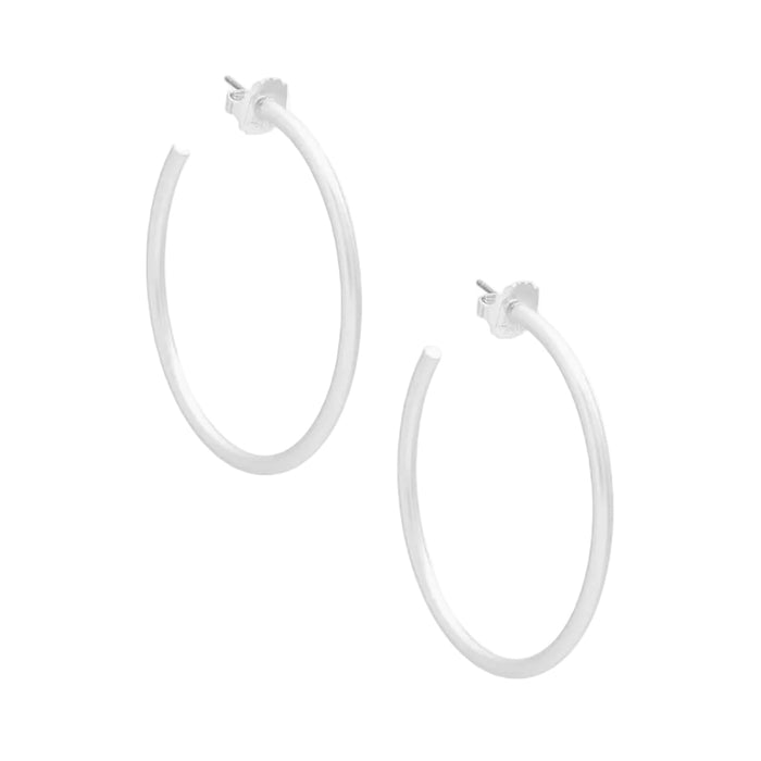 Thin Medium Hoop Earrings WOMEN - Accessories - Jewelry - Earrings Zenzii Jewelry