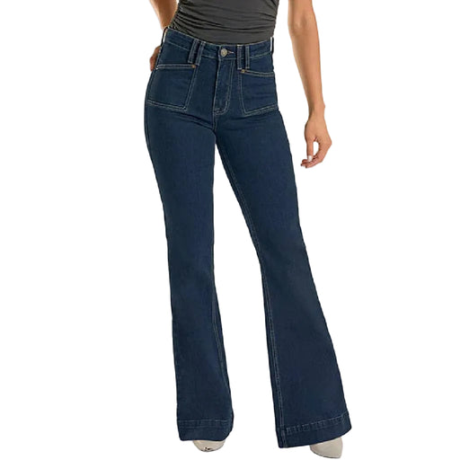 Rock & Roll Denim Women's High Rise Carpenter Pocket Trouser WOMEN - Clothing - Jeans Panhandle