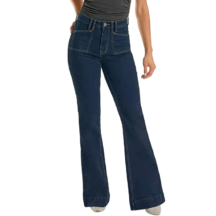Rock & Roll Denim Women's High Rise Carpenter Pocket Trouser WOMEN - Clothing - Jeans Panhandle