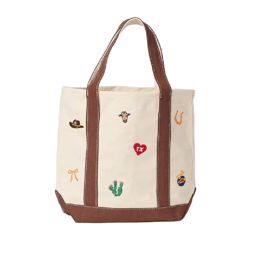Texas Icons Small Tote ACCESSORIES - Luggage & Travel - Tote Bags Alice & Wonder