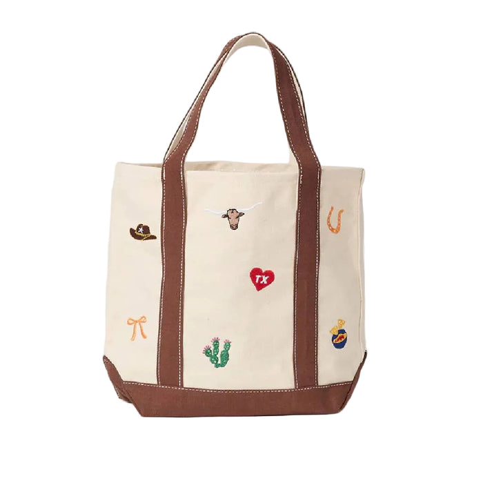 Texas Icons Small Tote ACCESSORIES - Luggage & Travel - Tote Bags Alice & Wonder