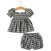 Baby Girl's Smocked Plaid Bloomer Set KIDS - Baby - Baby Girl Clothing Rylee Faith Designs