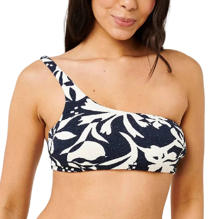 Rip Curl Women's Topanga Geo Black Crop Bikini Top