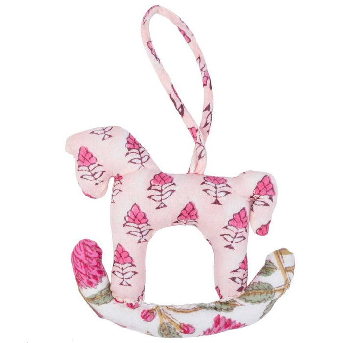 Plush Rocking Horse Bag Charm - Pink WOMEN - Accessories - Small Accessories POL CLOTHING
