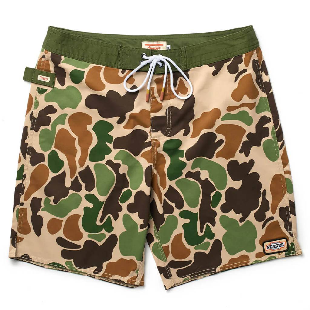 Seager Goldmine Duck Camo Boardshort MEN - Clothing - Surf & Swimwear Seager Apparel