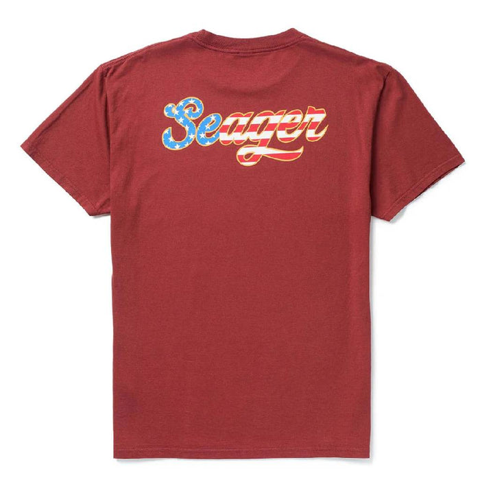 Seager USA Russ Roasted Red Tee