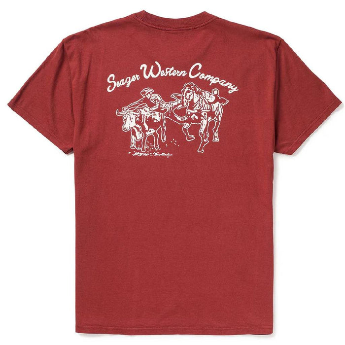 Seager Los Rios Roasted Red Tee