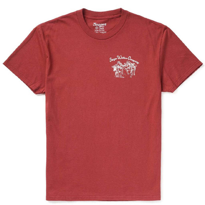 Seager Los Rios Roasted Red Tee