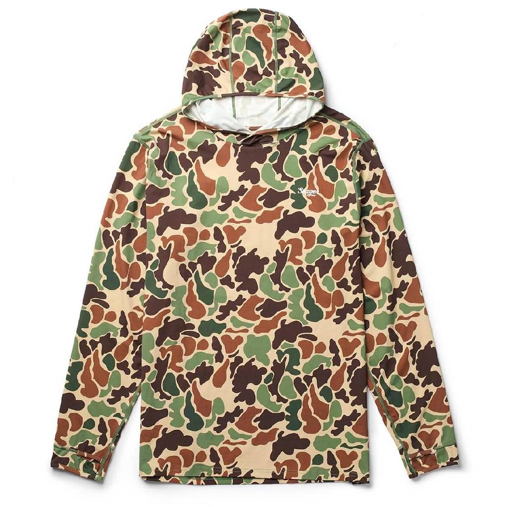 Seager Escala Duck Camo Hoodie Sunshirt MEN - Clothing - Pullovers & Hoodies Seager Apparel