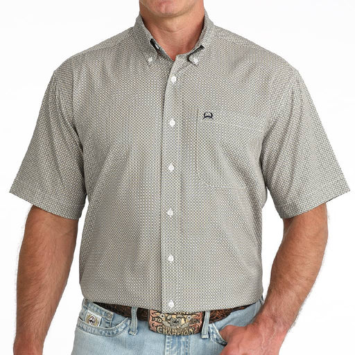 Cinch Men's Arenaflex Geo Print Button Down Shirt MEN - Clothing - Shirts - Short Sleeve Cinch
