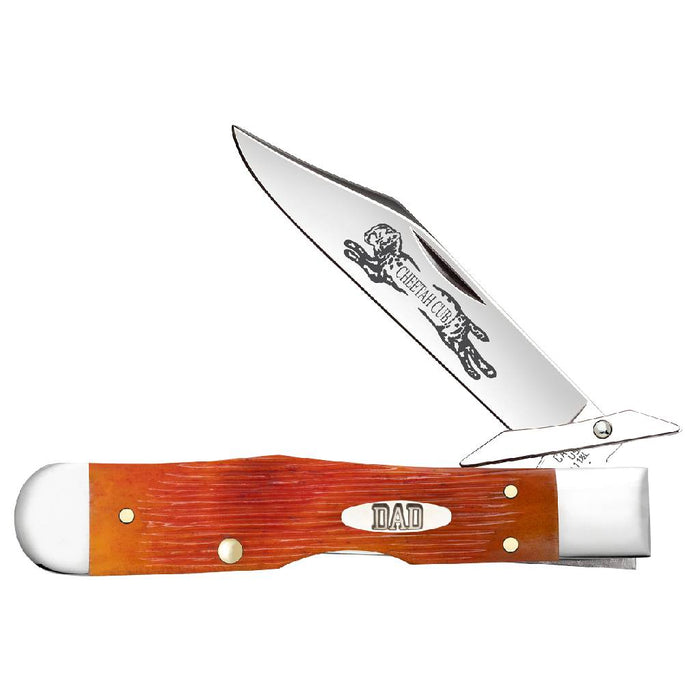 Case Father's Day Tequila Sunrise Bone Barnboard Jig Cheetah Cub