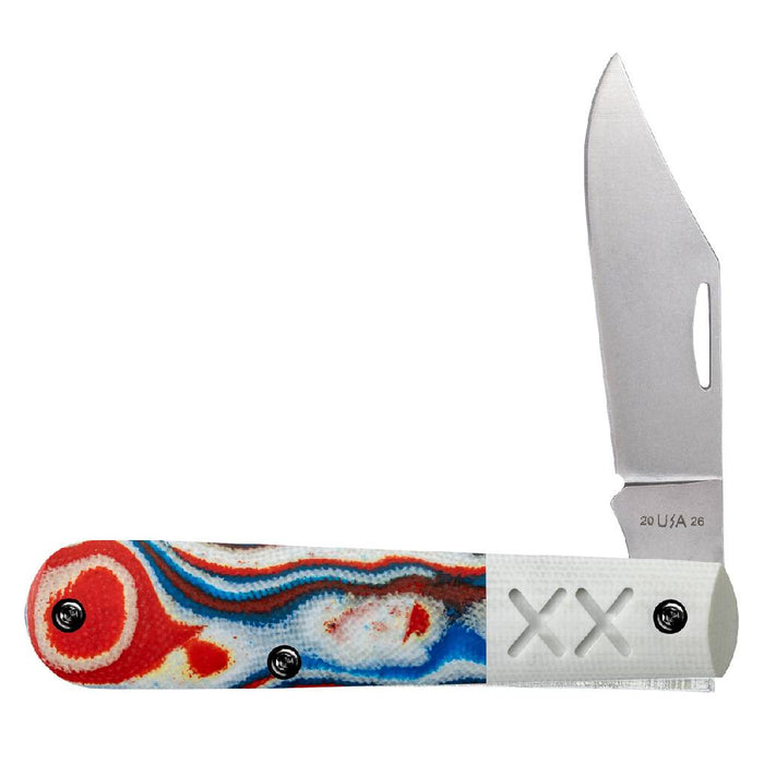 Case Smooth Red/White/Blue Burl Crossroads Barlow