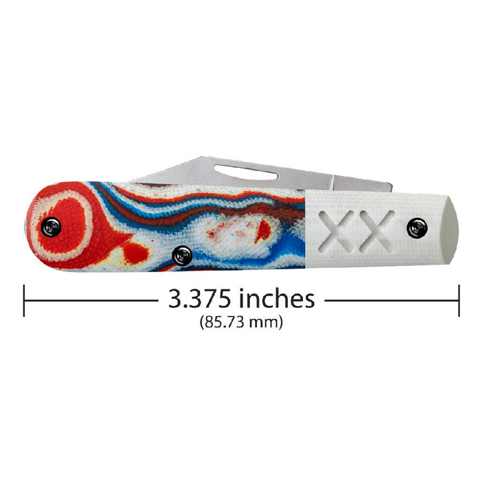 Case Smooth Red/White/Blue Burl Crossroads Barlow