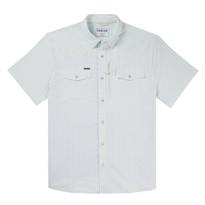 Poncho The Get In Line Western Shirt - Slim Fit MEN - Clothing - Shirts - Short Sleeve Poncho Outdoors
