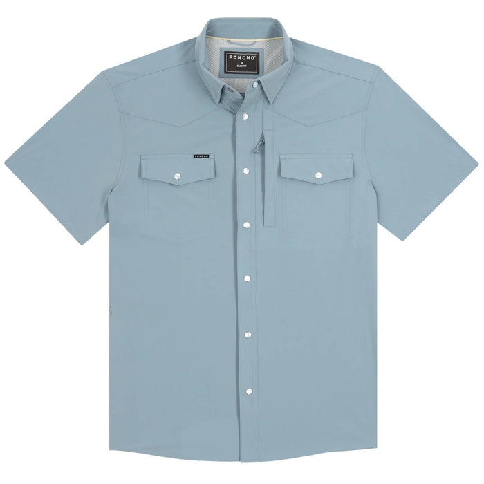 Poncho The Biscayne Western Shirt - Slim Fit MEN - Clothing - Shirts - Short Sleeve Poncho Outdoors
