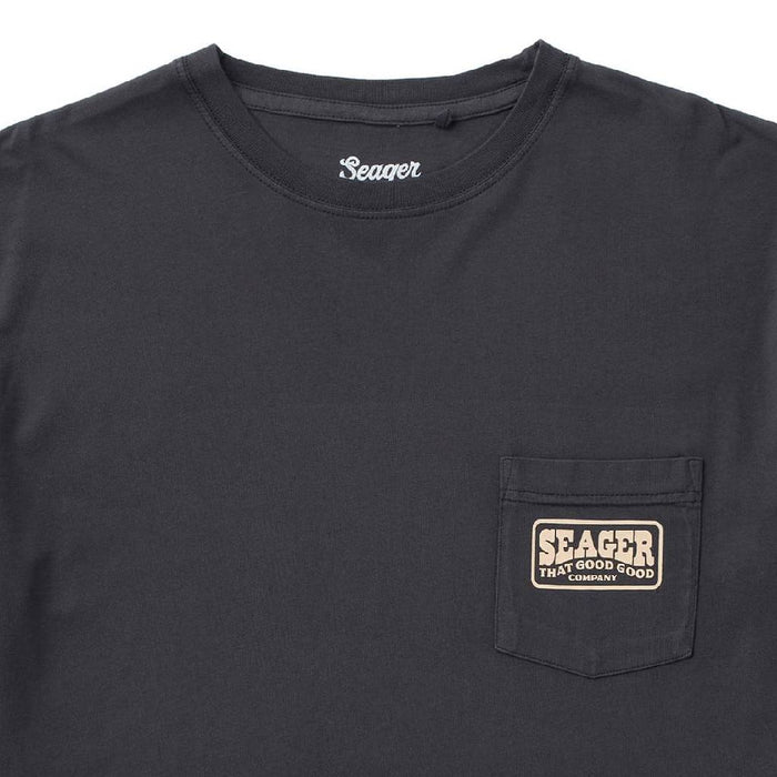Seager Premium Good Good Black Pocket Tee