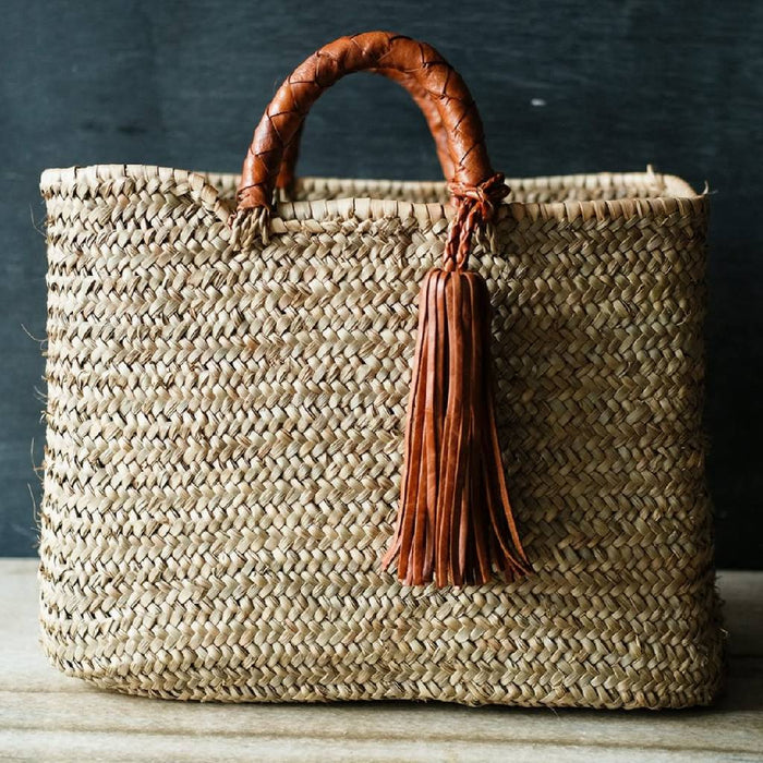 French Market Straw Bag