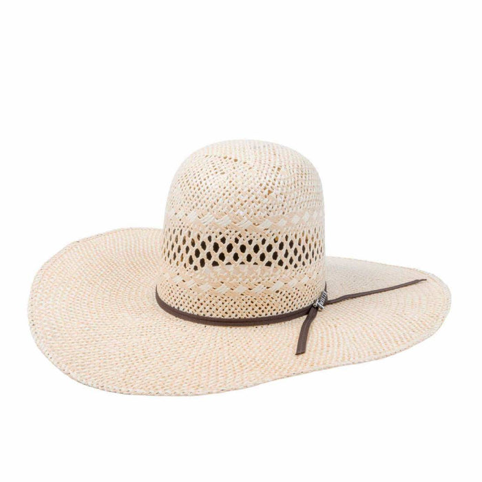 Twister Twisted Weave Open Crown Straw Hat - 5" HATS - STRAW HATS M&F Western Products