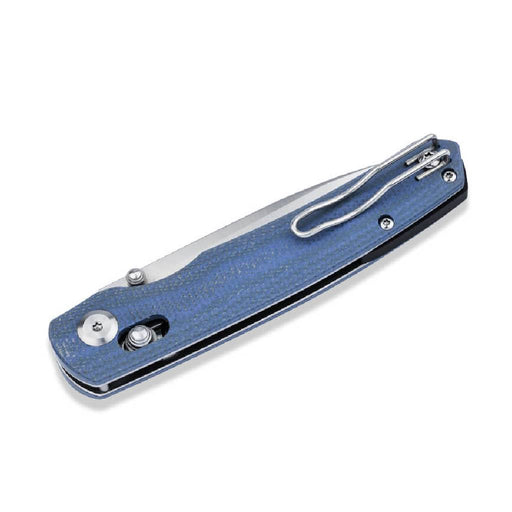 Böker Magnum Shango Blue Micarta Crossbar Lock Knife Knives Boker