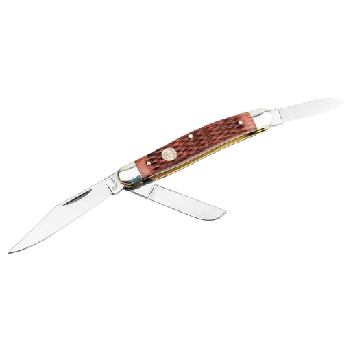 Böker Large Stockman Traditional Jigged Brown Bone Pocket Knife Knives Boker