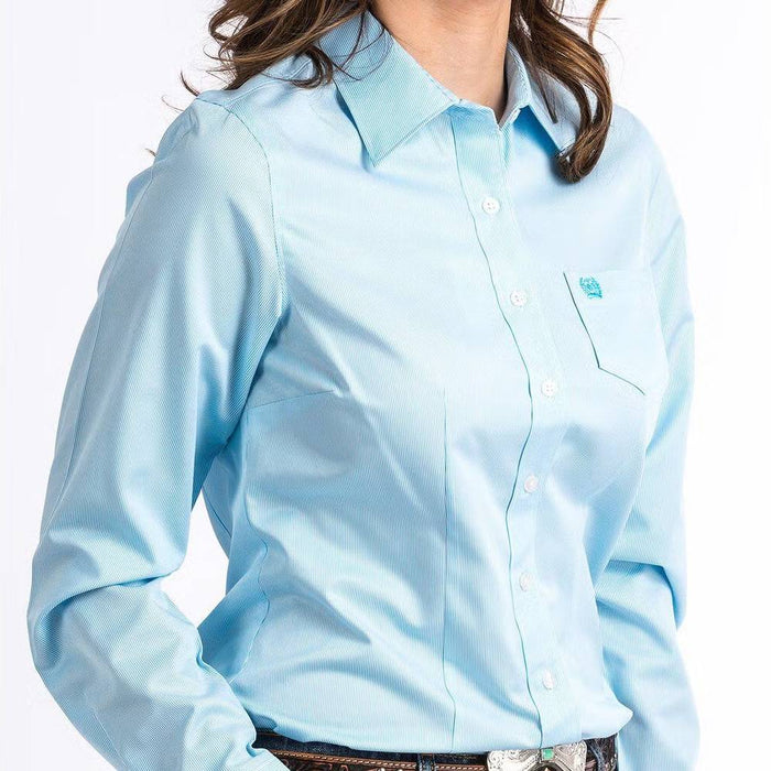Cinch Women's Stripe Button Shirt
