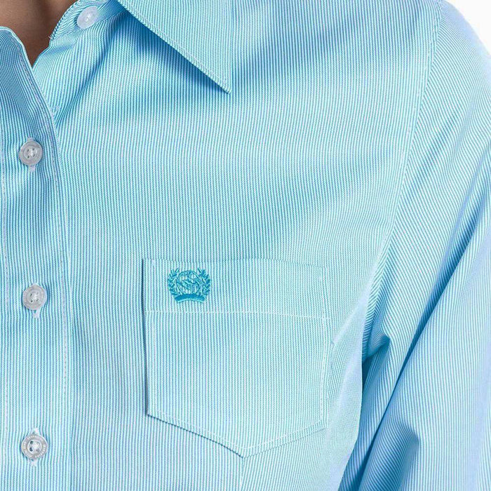 Cinch Women's Stripe Button Shirt