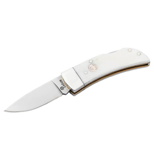 Böker White Smooth Bone Lockback Knife Knives Boker