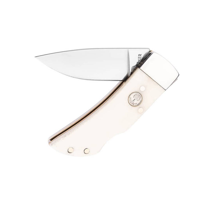 Böker White Smooth Bone Lockback Knife