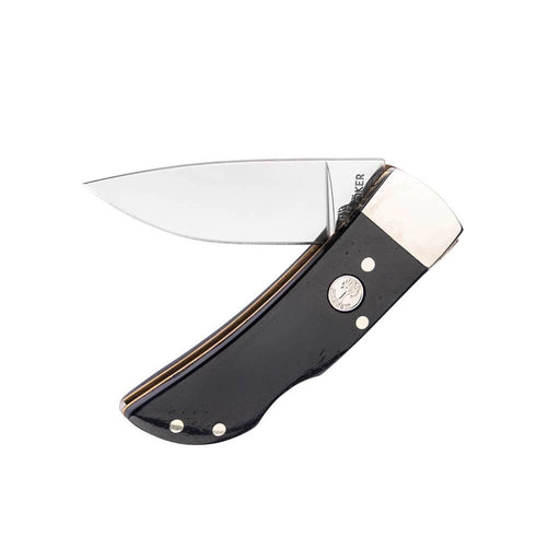 Böker Black Smooth Bone Lockback Knife Knives Boker