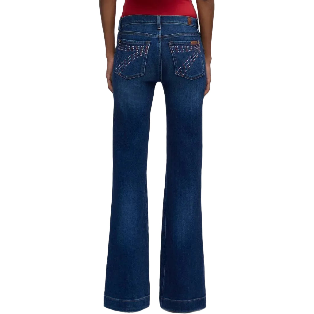 7 For All Mankind Embellished Dojo Slim Illusion Jean - Current WOMEN - Clothing - Jeans 7 For All Mankind