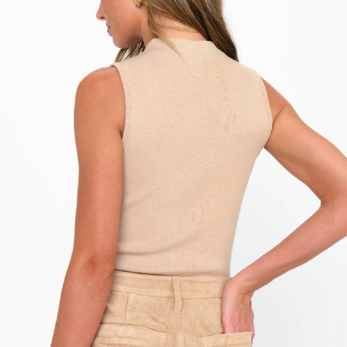 Show Me Your Mumu Beige Staple Tank Top