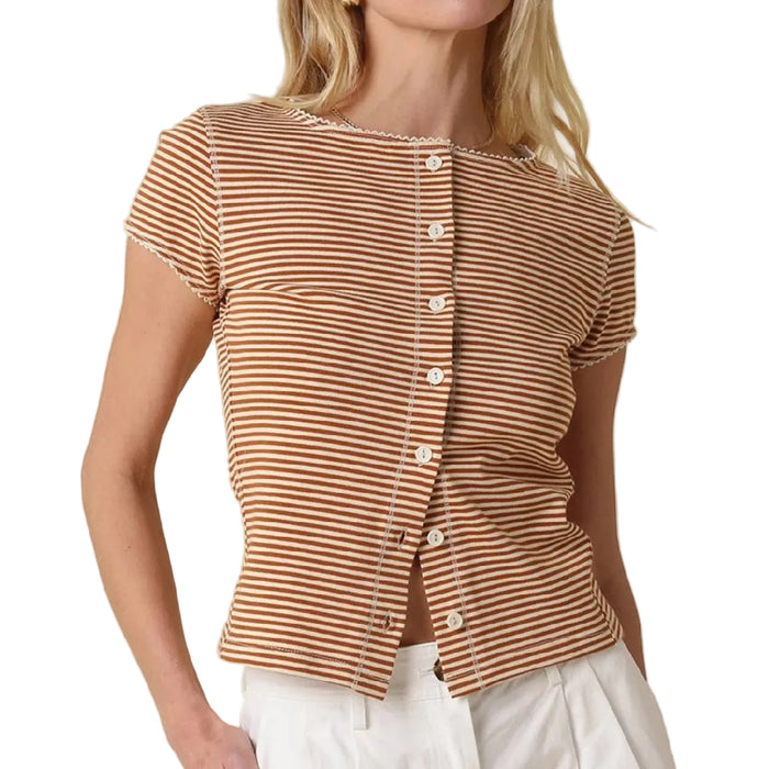 Tahni Striped Top