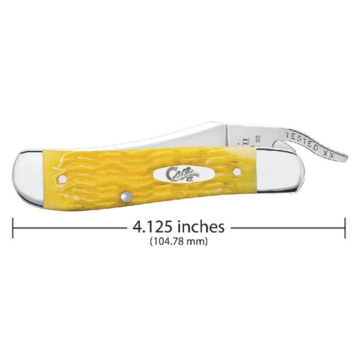 Case Russlock - Platts Jig Yellow Bone Knives W.R. Case