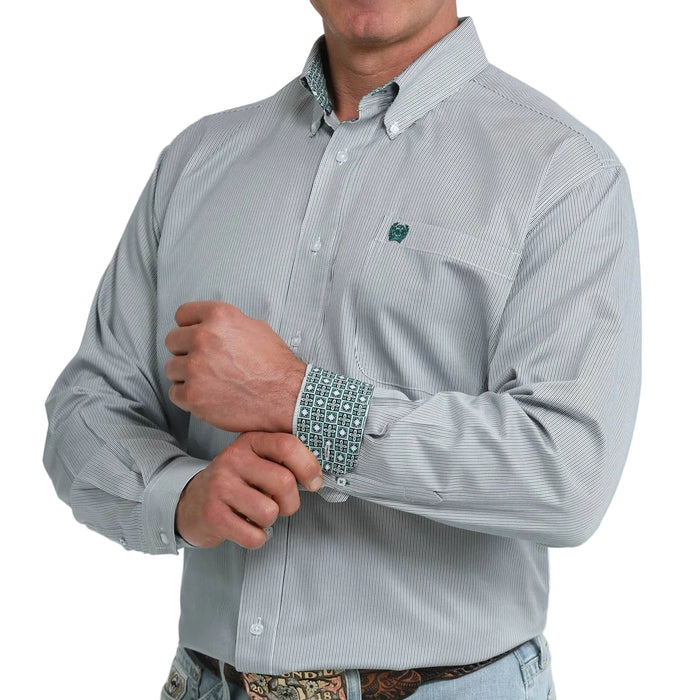 Cinch Men's Stripe Button Down Shirt