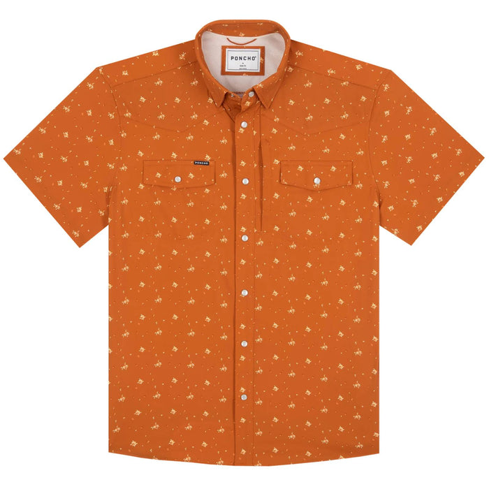 Poncho The Fourth And Five Western Shirt - Slim Fit MEN - Clothing - Shirts - Short Sleeve Poncho Outdoors