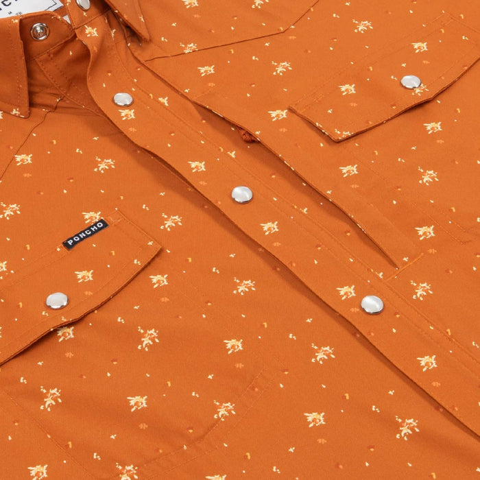 Poncho The Fourth And Five Western Shirt - Slim Fit MEN - Clothing - Shirts - Short Sleeve Poncho Outdoors