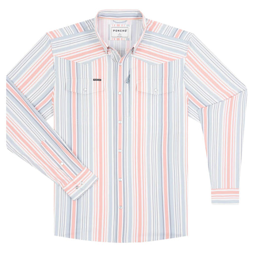 Poncho The Land Of The Free Western Shirt - Slim Fit MEN - Clothing - Shirts - Long Sleeve Poncho Outdoors