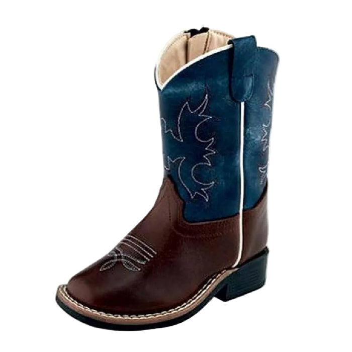 Old West Infant Square Toe Western Boot